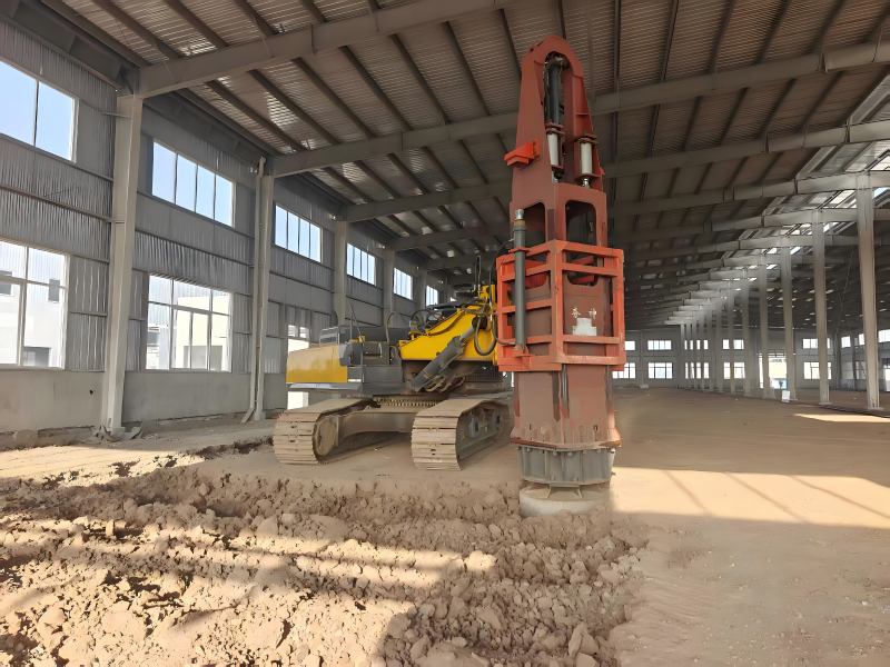 HC240液壓夯實機  落錘16噸，可壓實5米以上，高速液壓夯實機廠房地基壓實作業